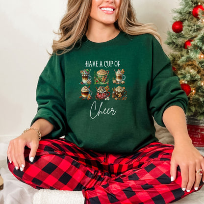 Christmas Cup of Cheer Festive Sweatshirt