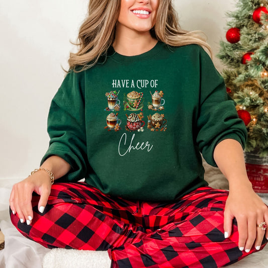 Christmas Cup of Cheer Festive Sweatshirt