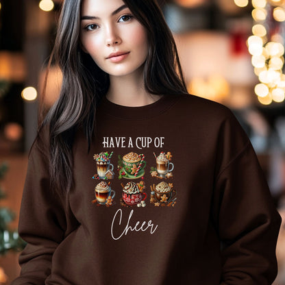 Christmas Cup of Cheer Festive Sweatshirt