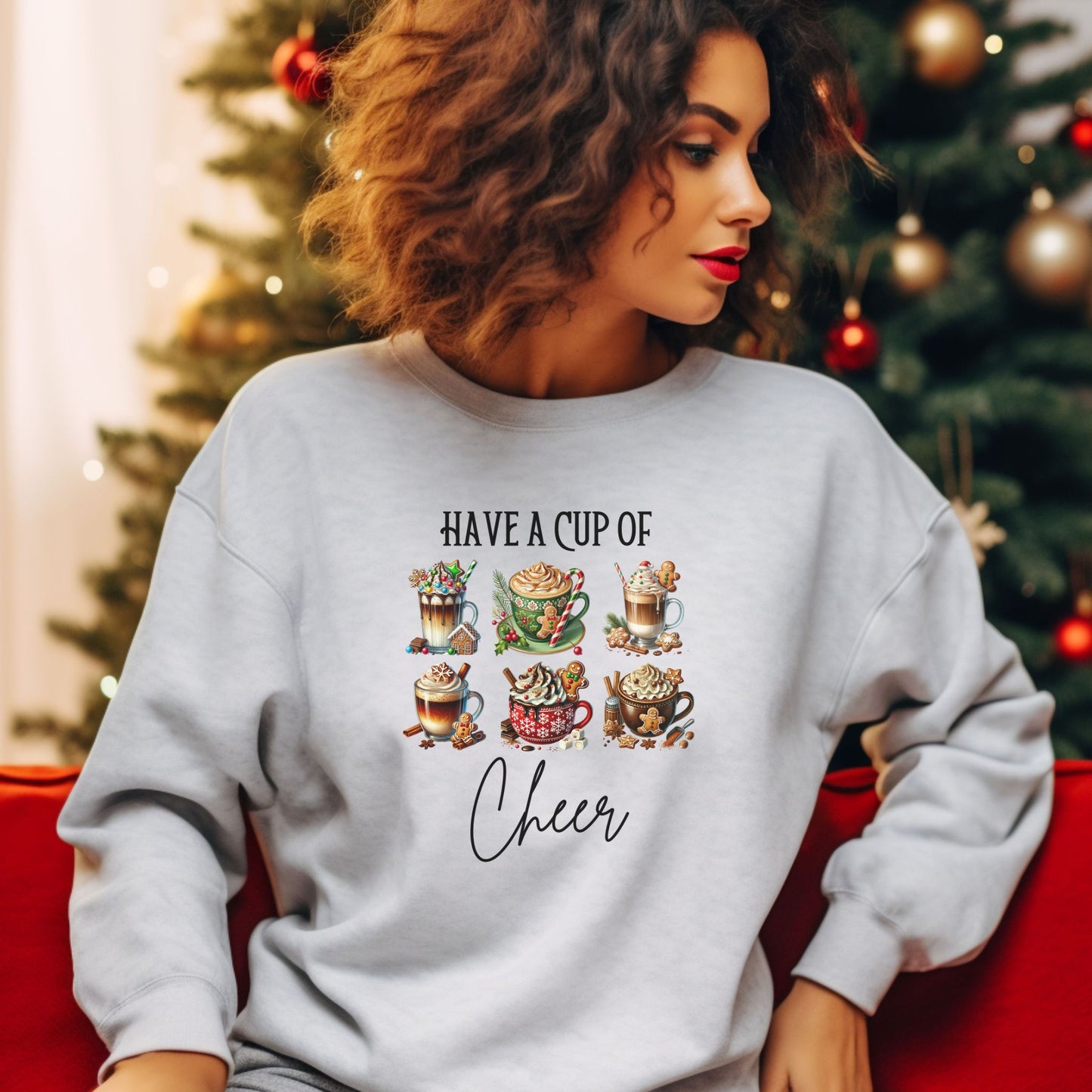 Christmas Cup of Cheer Festive Sweatshirt