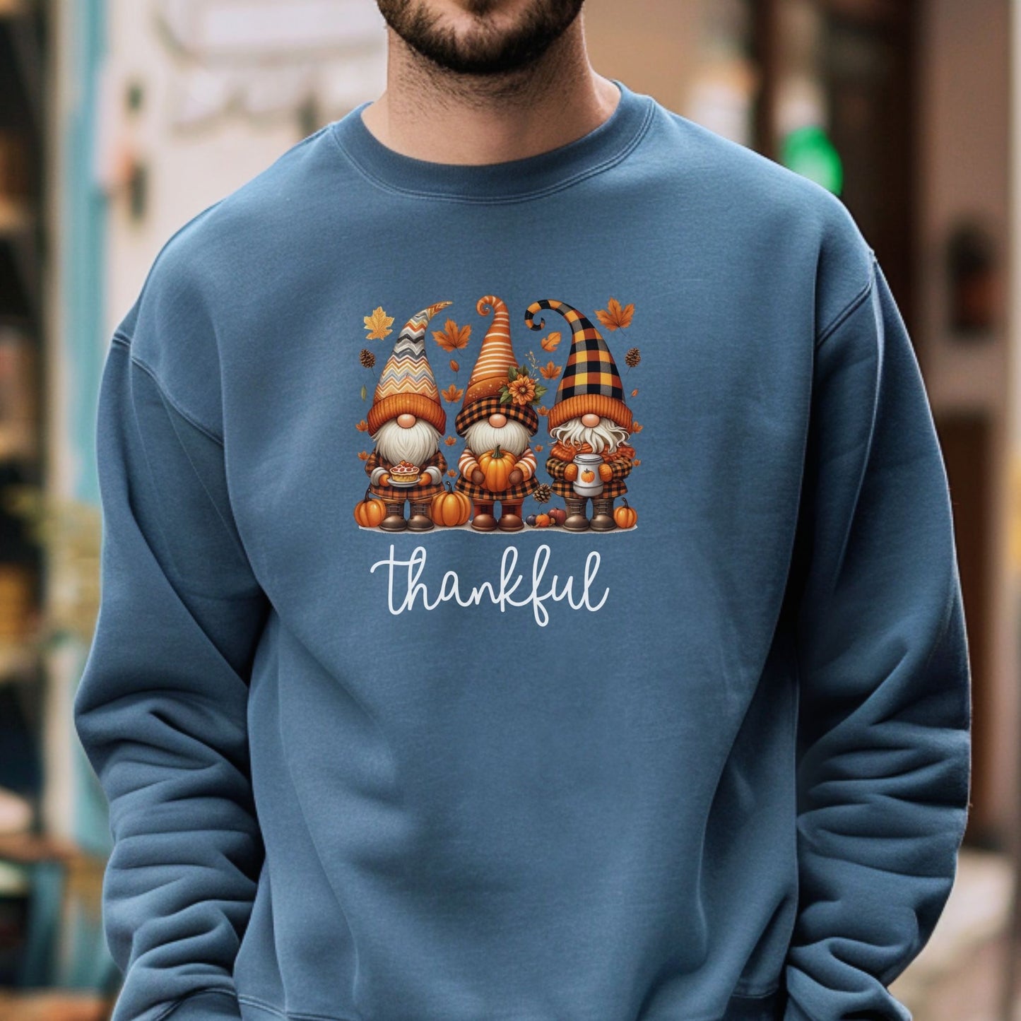 Thankful Gnomes Thanksgiving Sweatshirt