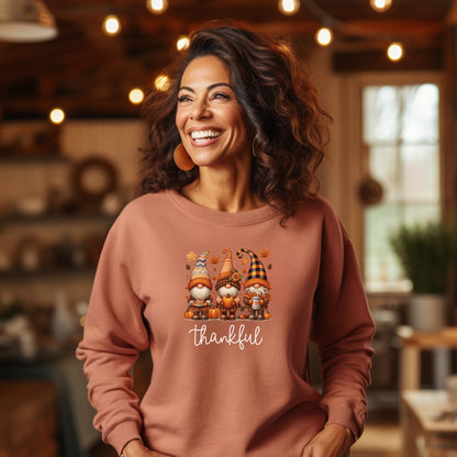 Thankful Gnomes Thanksgiving Sweatshirt