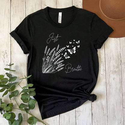 Just Breathe Lavender Field T-Shirt