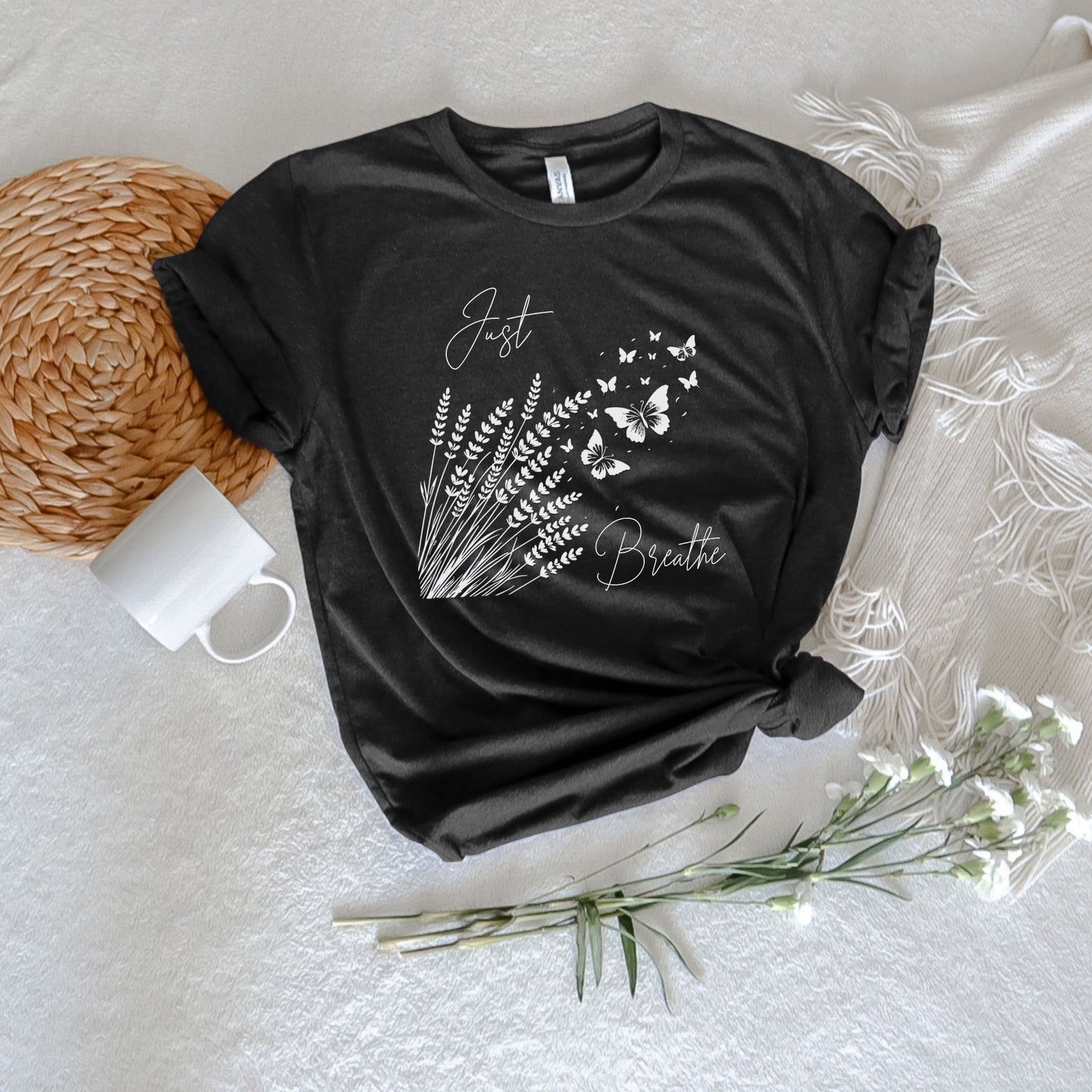 Just Breathe Lavender Field T-Shirt