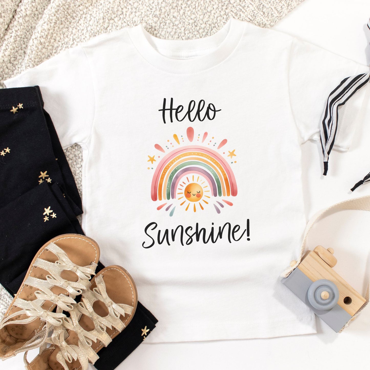 Hello Sunshine! Toddler Short Sleeve T-Shirt