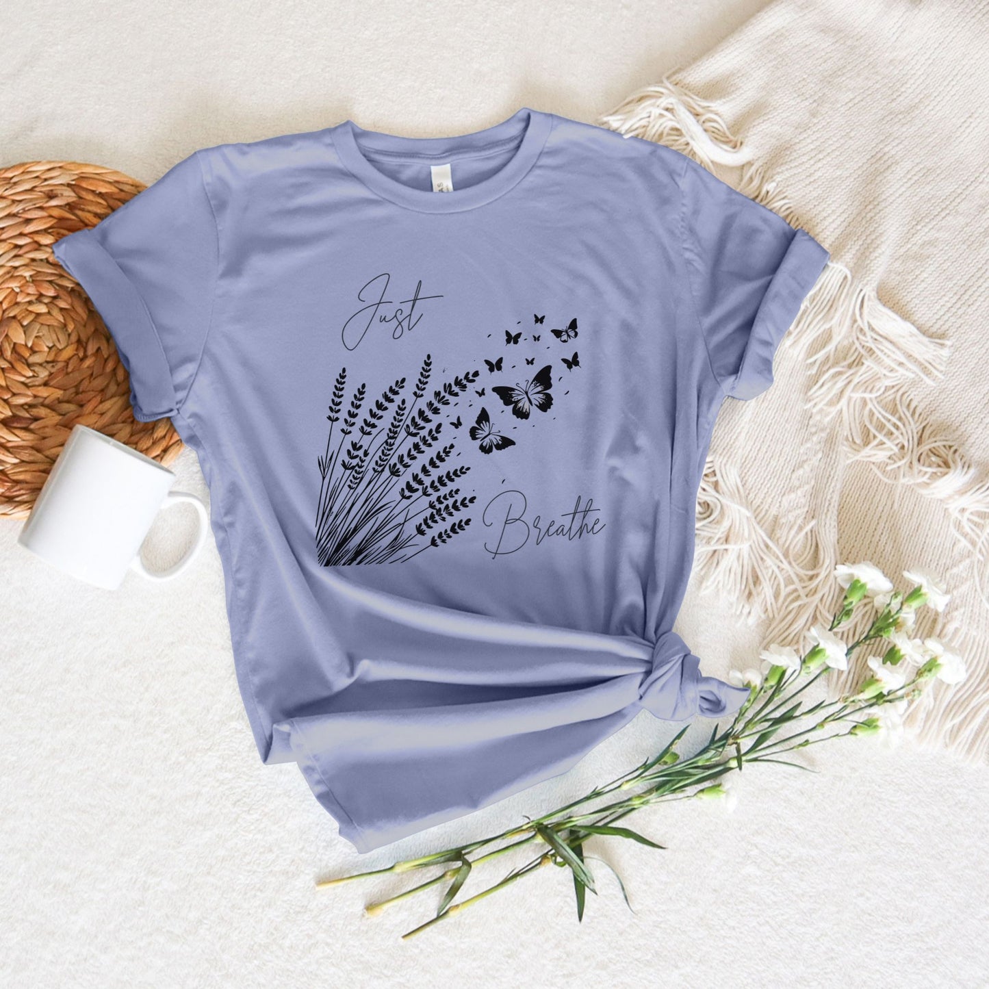 Just Breathe Lavender Field T-Shirt