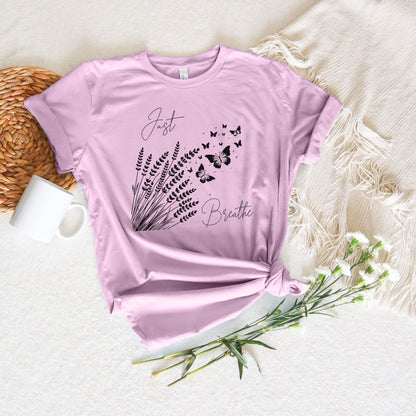 Just Breathe Lavender Field T-Shirt